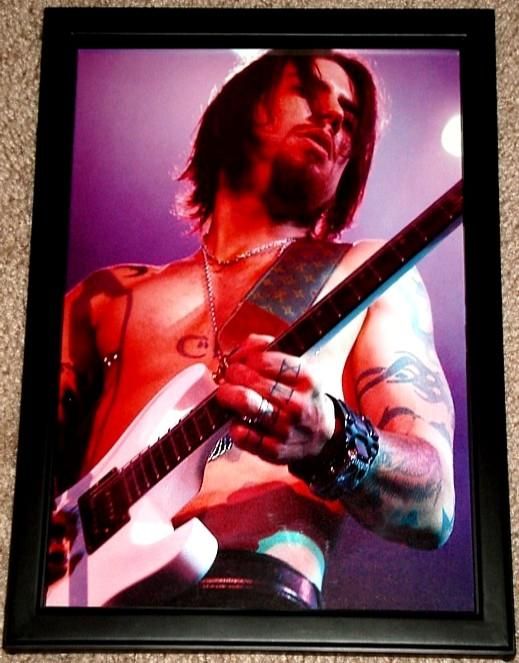   JANES ADDICTION RED HOT CHILI PEPPERS PRS FRAMED LIVE PORTRAIT  