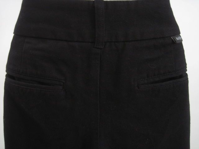 NEW BILLY BLUES Black Capris Cropped Pants Size 6  