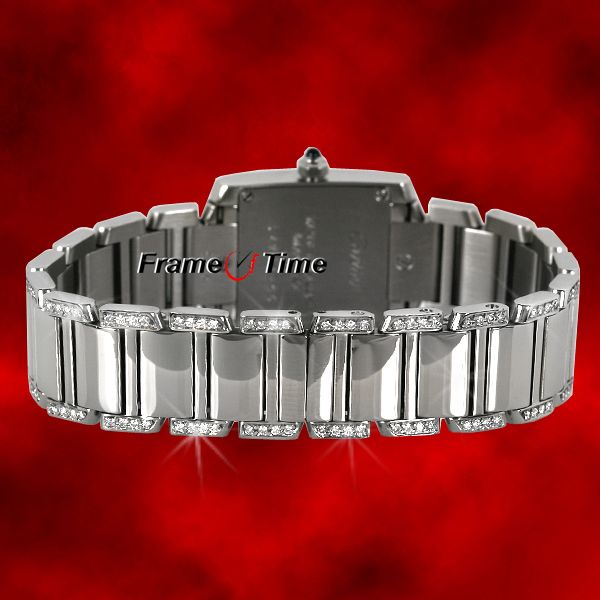 Cartier Tank Francaise Lady Full Diamond Watch W51008Q3  