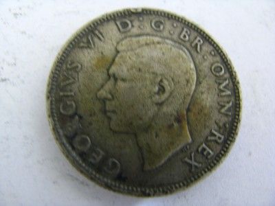 UK 1938 Two Shillings Coin Circulated  