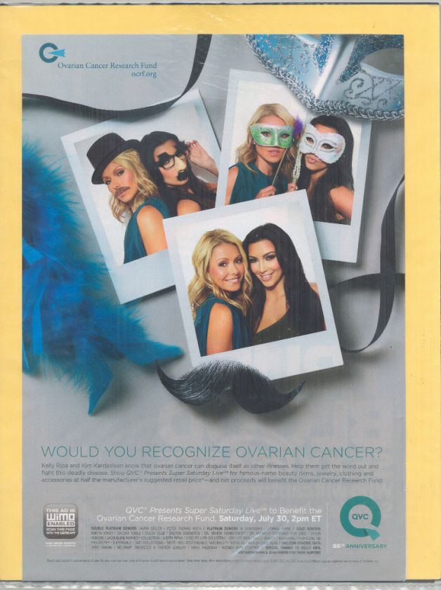 2011 Item Kelly Ripa & Kim Kardashian in Magazine Ad  