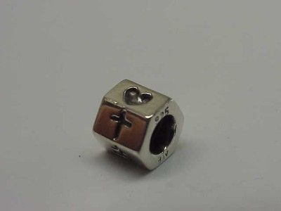   ANCHOR CROSS AUTHENTIC PANDORA STERLING SILVER 925 BEAD ALE  