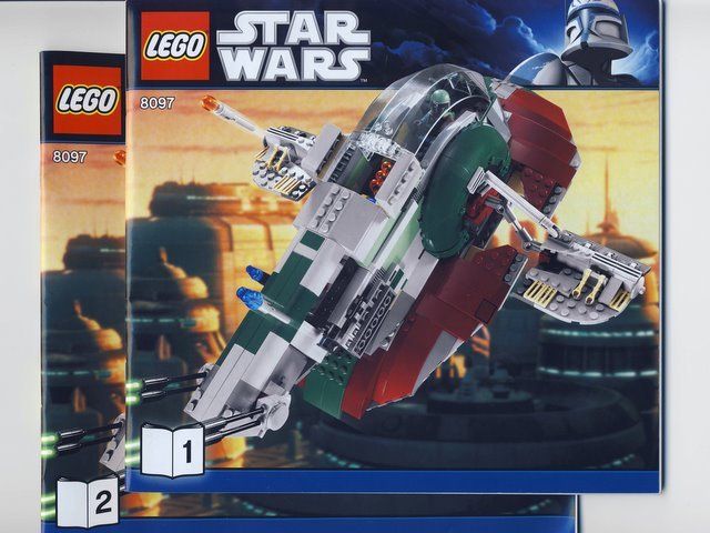 Lego Star Wars 8097 Slave I Instructions only NEW  