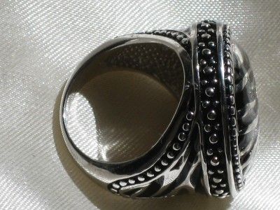 Premier Designs Jewelry SAFARI ring ANTIQUED RHODIUM SILVER size 8 