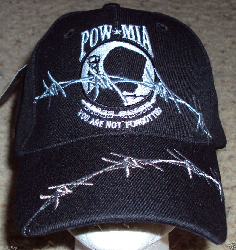 POW MIA WAR VIETNAM VIET NAM VET VETERAN BALL CAP HAT  