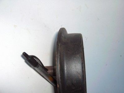 Flanged Beam Trolley Pulley 5 3/4 dia with 3/4 Stud  