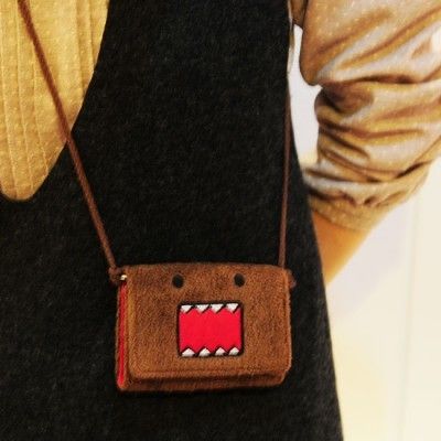 Domo Kun Wallet Red from South Korea String Wallet  