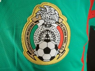 Adidas FMF Mexico Mens Medium M Soccer World Cup Home Jersey Shirt 