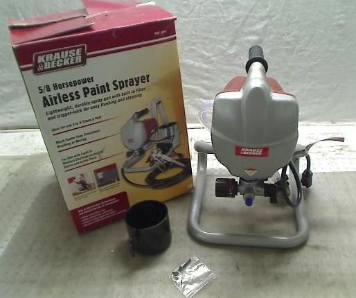 KRAUSE & BECKER 5/8 HORSEPOWER AIRLESS PAINT SPRAYER  