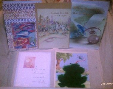Lot of 50 High Quality Department Store Greeting Cards in 4 Different 